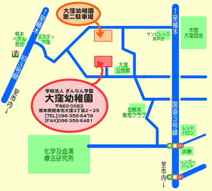 大窪幼稚園地図